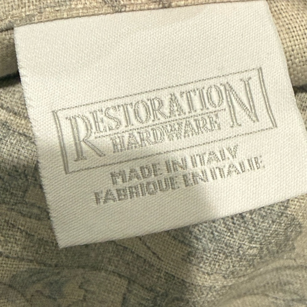 Restoration Hardware king duvet & pillow shams